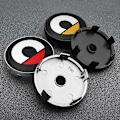 Miniatyrbilde 2 av 5: 4 stk. 56 mm 60 mm Bil Emblem Hjul Nav Caps Klistremerker Auto Felg Deksel for Smart Fortwo Forfour 453 451 452 450 454 Tilbehør Red Silver Cap