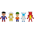 Miniatyrbild 4 av 5: 24 st Fall Guys Actionfigurer Leksaker Spelkaraktär Kort PVC Modell Kawaii Anime Samling Dockor Barnpresenter