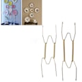 Miniatyrbillede 3 af 5: Tallerkenophæng Krog Fjeder Afmonterbar Rustfri Stål husholdnings Tallerkenophæng til Hjemmet 25-28cm 9.8-11 Plate Hg2729