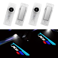 Pikkukuva 2 / 5: 2kpl/ set Auton oven led tervetuliaisvalo E71 F16 G06 X6 Logo Light HD Projektorin varjolamppu Logo Auton ulkotarvikkeet