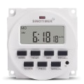 Miniatyrbilde 1 av 5: 15,98 tommer LCD digital timer 12v DC programmerbar tidsbryter Tm618n-4