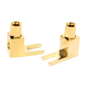 Miniatyrbillede 3 af 5: 5 stk Banan til Spade Adapter Stik Y Type Højttalerkabel Stik Bananstik