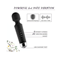 Miniatyrbillede 2 af 5: Wand Massager, Trådløs Elektrisk Massager Med 8 Ultra-kraftige Hastighedsområder Og 20 Pulser - USB Genopladelig (sort)