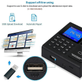 Miniatyrbild 4 av 5: Tidsregistreringsmaskin Fingeravtryckslösenord Tidklocka för anställd med fingeravsökning, RFID och PIN-stansning i ett