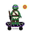 Pikkukuva 5 / 5: Otwoo 12kpl Teini-ikäiset Mutanttininjakilpikonnat -sarjan hahmot Raphael Leonardo Michaelangelo Donatello Minifiguuri Koottava Mini Rakennuspalikka Toimintahahmo