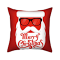 Miniatyrbilde 1 av 2: Juledekor Promo Juleputetrekk Glitter Polyester Sofa Pynteputetrekk Hjem Dekor 1 stk