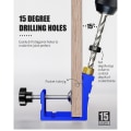 Miniatyrbillede 2 af 5: Lommehuls Jig Kit, Lommehuls Bor Guide Jig Sæt Til 15 Vinklede Huller, Til Træbearbejdning Vinkel Dr