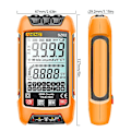 Miniatyrbillede 5 af 5: Digital Smart Multimeter Testere 9999 Tællinger Digital Multimeter AC DC Spænding Smart Meter (uden Batteri)