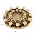 Miniatyrbillede 2 af 4: Dnd Terningebakke Simuleret Kraniehoved Terningebakkeholder Til Metal Reson Terninger 3