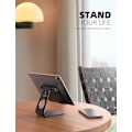 Miniatyrbilde 2 av 7: Nettbrettstativ, justerbart nettbrettstativ - universelt stativ for iPad Pro 12.9, 11, 10.5, 9.7, iPad Air mini 2, 3, 4, iPhone og andre nettbrett - svart