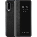 Miniatyrbillede 1 af 5: Huawei P30 Cover, Smart View Læder Flip Cover, [Strømsparefunktion][Integreret Beskyttelse](p30, sort)