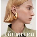 Miniatyrbilde 2 av 4: Ekstra store Bottega øredobber Dupes Hypoallergene Chunkygoldhoopøredobber Lette Waterdrop Teardrop øredobber Trendy gull Vanndråpe øredobber for kvinner Gold20mm