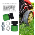 Miniatyrbilde 4 av 4: Vaskesett for gressklipperdekk kompatibelt med Mtd, Troy-bilt, Craftsman gressklippertraktor, Cub Cadet dekkvaskadapter hurtigkoblingssett for sitteklipper