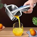 Miniatyrbillede 2 af 4: Manuel Juicer Rustfrit Stål Citrus Juicer Kraftig Holdbar Håndholdt Citronpresser til Hjemmekøkken