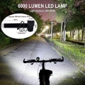 Pikkukuva 4 / 5: Pyöränvalot, 6000 lumenia 5 LED polkupyöränvalo, 3 tilaa polkupyörän etuvalo