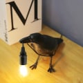 Miniatyrbillede 4 af 4: Fuglelampe Resin Crow Led Lys Soveværelse Væg Sconce Lampe Bord Stue Art Decoration