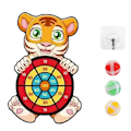 Miniatyrbilde 1 av 5: 1 Sett Tegneserie Klebrig Mål Ball Leker Dart Dartbrett Leketøy Klebrig Dart Ball Leke Klebrig Ball Leke Rask Tiger model