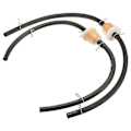 Pikkukuva 1 / 4: 2x 47cc 49cc Mini Bensiini Letkun Polttoaine Suodatin Likainen Tasku Pyörä Atv Us Black