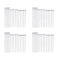 60x cocktailpinnar i rostfritt stål Martini Picks Set-yezi
