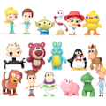Miniatyrbillede 1 af 5: 17 stk. Toy Story-figurer Mini-figurer Legetøjssæt, Tegneseriefigurer Samleobjekter Model Dukker Bordpynt til børn