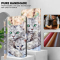 Miniatyrbillede 4 af 5: For Motorola Moto G73 5G PU Læder Flip Stand Telefon Case 3D Mønster Trykning Tegnebogskal
