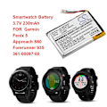 Miniatyrbillede 1 af 5: Smartwatch Batteri 230mah Til Garmin Fenix 5 Approach S60 Forerunner 935 361-00097-00