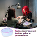 Miniatyrbillede 5 af 5: 2 Pak Neglebløds Skål Neglebløds Skål Akryl Gel Polish Remover Neglekunst Spa Værktøj Til Manicure