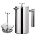 Fransk Press Kaffebrygger Rustfritt Stål Dobbelvegg Isolert Kaffekanne BY 350ml