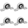 Miniatyrbilde 1 av 5: 4 stk. Lagerhusflenslager 8mm Kp08 Kulelagerblokk Putelager For Reservedeler
