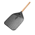Miniatyrbilde 1 av 5: Pizzapade, perforert Pizza-spade, rektangulær Pizza-vendespate med avtakbar håndtak, for 12-tommers pizza