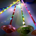 Miniatyrbilde 4 av 5: Kids Led Blinkende Skip Ball Ring Ankel Jump Ropes Exercise Hoppe Morsom lekegave Yellow