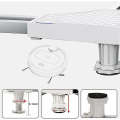 Miniatyrbild 2 av 4: SRBTV-Tvättmaskinsställ, Tvättmaskin Torktumlare Kylsockel, Justerbar längd 41cm-64cm Höjd 9-12cm Stödbelastning 300kg Anti Vibration Anti N