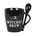 Miniatyrbillede 2 af 4: Something Different Witches Brew Krus Sæt Sort/Hvid Black/White One Size