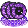 3-pack UV LED Lila Svart Ljusremsa, 4,5W 2M USB 5V Drivs