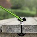 Miniatyrbillede 4 af 4: 10 Pak Ankerpløkker Med Fjederlås Teltrebsstrammer Vindtætte Aluminiumspløkker Til Camping Vandreture (sort)