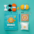 Miniatyrbild 2 av 4: Virka Kit för Nybörjare DIY Virkad Plyschdjurskit Nybörjarvirkningskit lion