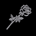 Miniatyrbillede 4 af 5: Romantisk Rose Cutting Dies Stencils Diy Scrapbog Album Kort Prægning Craft