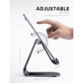 Miniatyrbilde 5 av 7: Nettbrettstativ, justerbart nettbrettstativ - universelt stativ for iPad Pro 12.9, 11, 10.5, 9.7, iPad Air mini 2, 3, 4, iPhone og andre nettbrett - svart