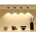 Miniatyrbillede 5 af 5: Mini LED Downlight 1w Forsænket Loftspot Med Driver 100-265v AC 10 stk. [Energiklasse A+] (sort, varmt lys)
