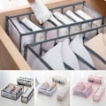 Miniatyrbillede 4 af 4: 3 STK Sammenfoldelig Skuffeopdeler Garderobe Undertøj Opbevaringsboks Rosa