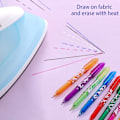 Miniatyrbilde 5 av 5: Slettbar Gel - 12 stk Varmeslettbar for Stoff, 0,5 mm Fin Spiss Rullepenn for Barn, Studenter og Voksne