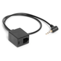 Miniatyrbillede 1 af 4: Forlængerkabel Adapter 2,5 mm Hanstik Til Rj9 4p4c Hun Konverter Ledning