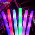 Miniatyrbillede 1 af 5: 100 stk. LED Glow Sticks, Lysende Skum Sticks, Flerfarvede Blinkende Skum Sticks til Fest, Koncert, Bryllup, Festartikler
