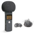 Miniatyrbillede 1 af 5: Furry Windscreen Muff Cover Skummikrofon Vindtæt Cover Til Zoom H1 H1n A