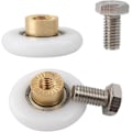 Miniatyrbilde 5 av 5: Dusjdorrulle, Rulle Caster Hjul For Dusjdorr Skyve Ruller Dør Rulle Erstatningshjul 4stk (20mm)