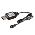 Miniatyrbilde 1 av 5: Ladekabel Batteri USB-lader Ni-cd Ni-mh Batteripakker Sm-2p Pluggadapter 4.8v 250ma Utgang Leker Bil Black