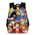 Miniatyrbild 1 av 2: Anime One Piece Ryggsäck för Barn Pojkar Flickor Utomhus Resa Skolväska Dagryggsäck Axelväska Ryggsäck Presenter C