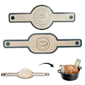 Miniatyrbillede 2 af 5: 2 stk. Dejbageunderlag Varmebestandig Non-Stick Silikone Brød Sling Måtte Genanvendelig Brødmåtte til Hjemmekøkken