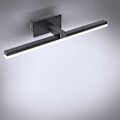 Miniatyrbillede 1 af 5: LED Spejllys 9w, Badeværelsesspejl Lampe Kold Hvid 6000k Spejlfront Belysning 40cm Badeværelsesskabsbelysning 720lm LED Spejlvæglampe Sort Til