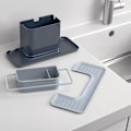 Miniatyrbild 3 av 4: Organizer For The Sink, Large - Dark Grey, Vit/grön